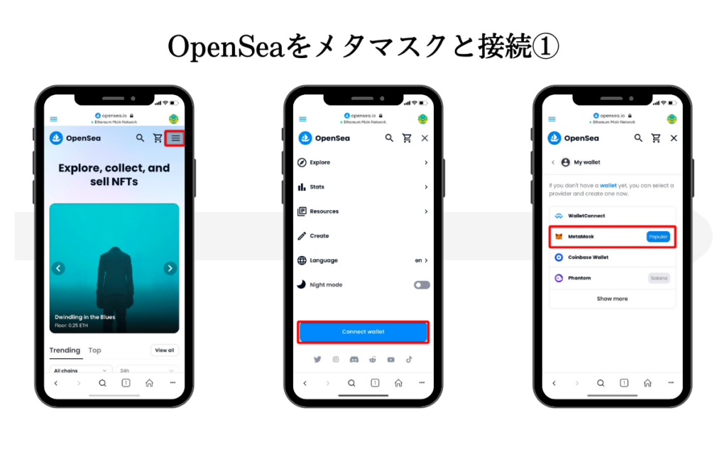 OpenSeaのはじめ方